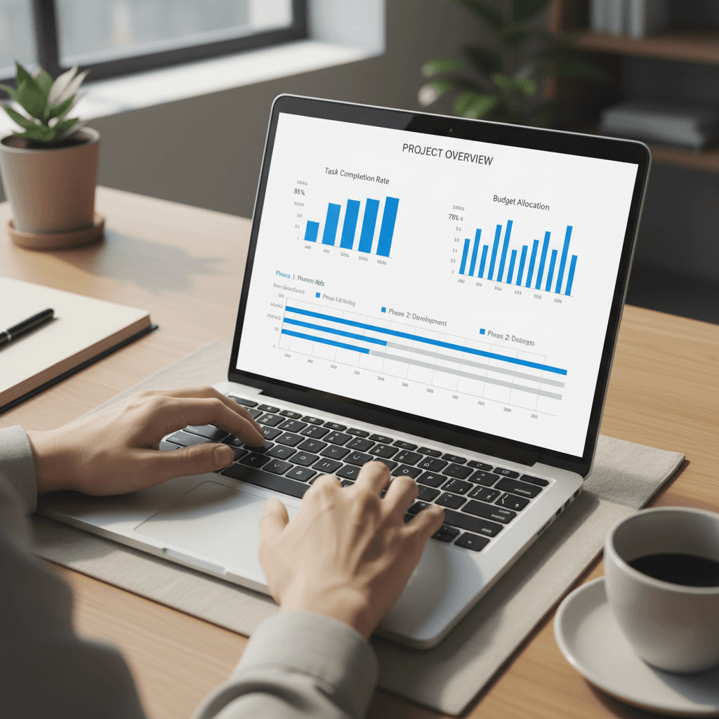 Quick project health assessment on dashboard